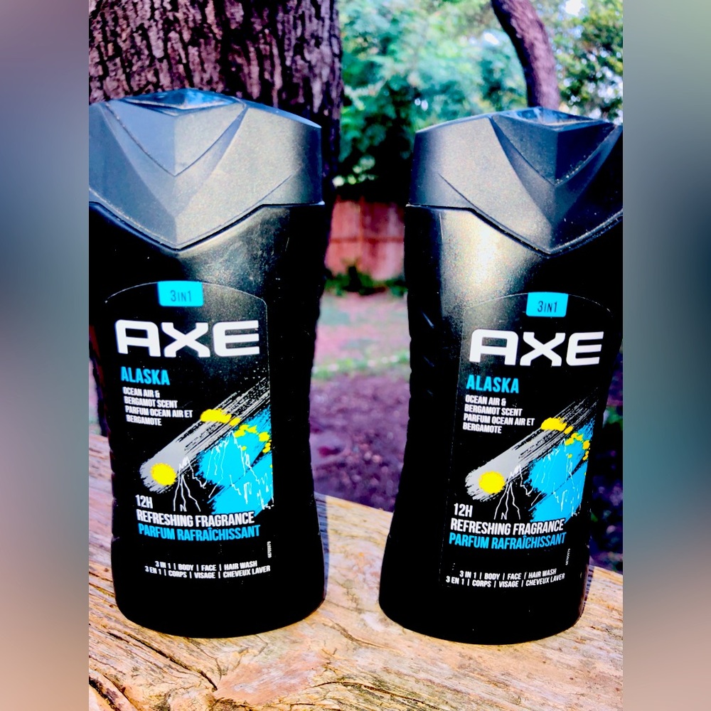 2 AXE ALASKA Shower Gel 8oz ea